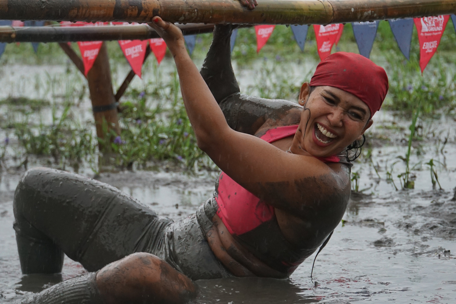 Obstacle race action