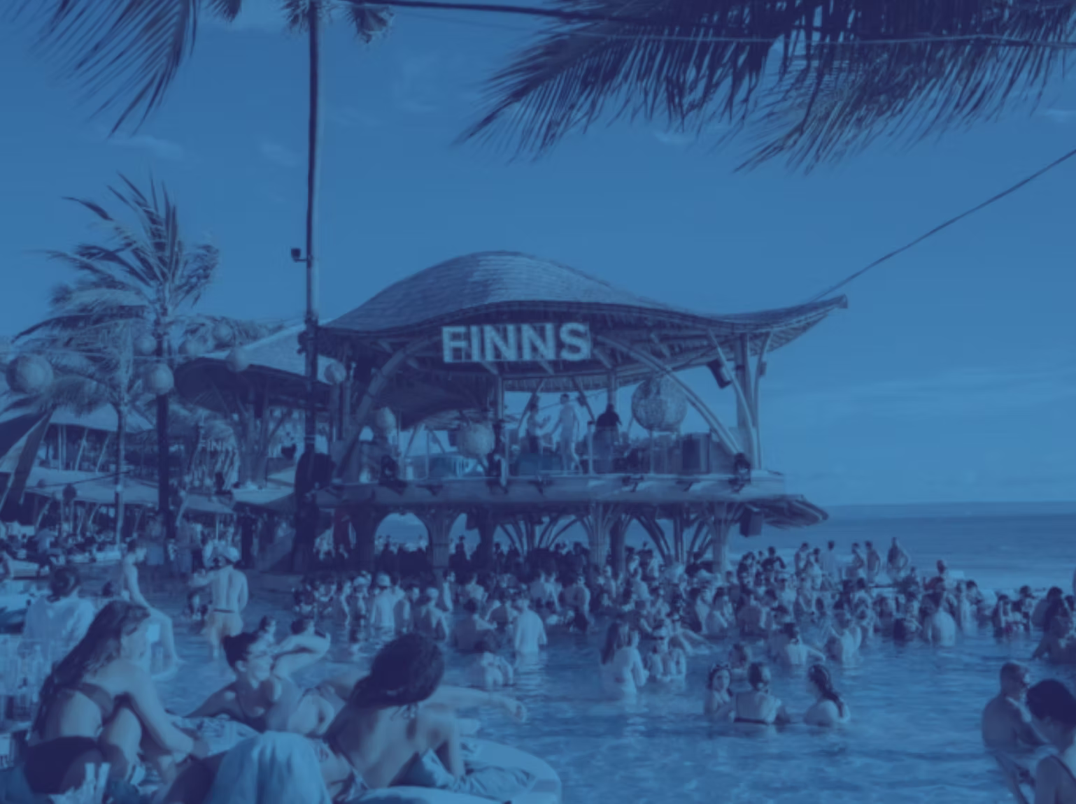 Finns Beach Club celebration
